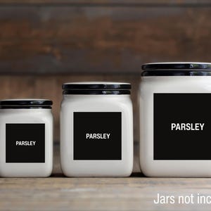 Parsley Vinyl Sticker: Elegant Kitchen Decor, Minimalist Style