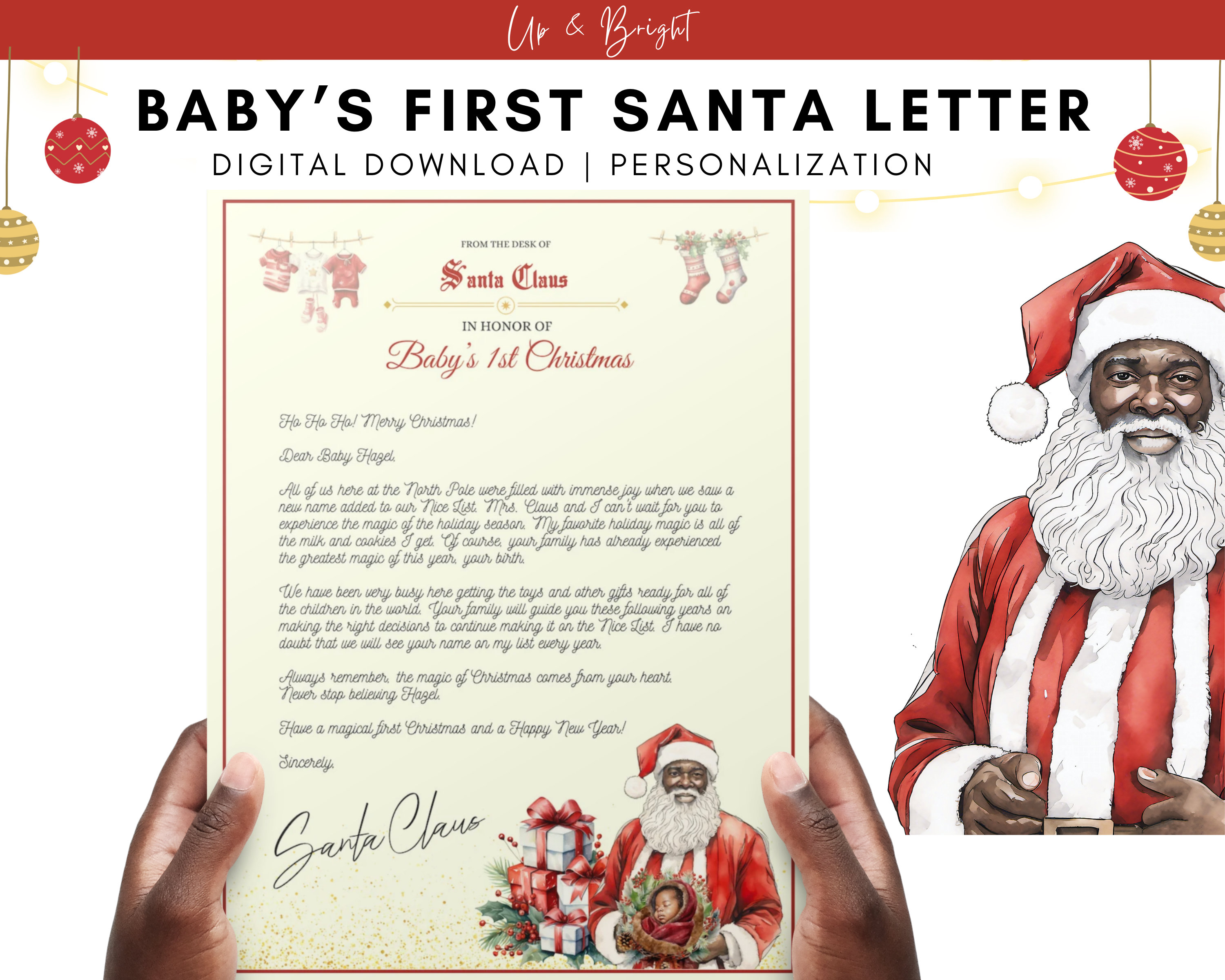 Baby Santa Letter
