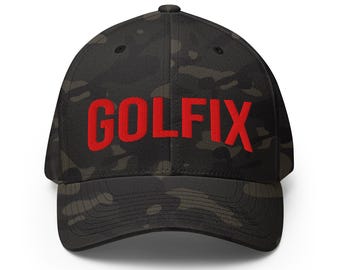 Golfix - Gorra de golf divertida - Varios - FlexFit - Gorra de golf para hombre