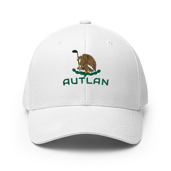 Autlan Golf Hat - Mexico Eagle [white] [flex fit]