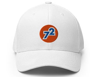 Par 72 - Gorra de golf divertida - Blanca - FlexFit - Gorra de golf para hombre