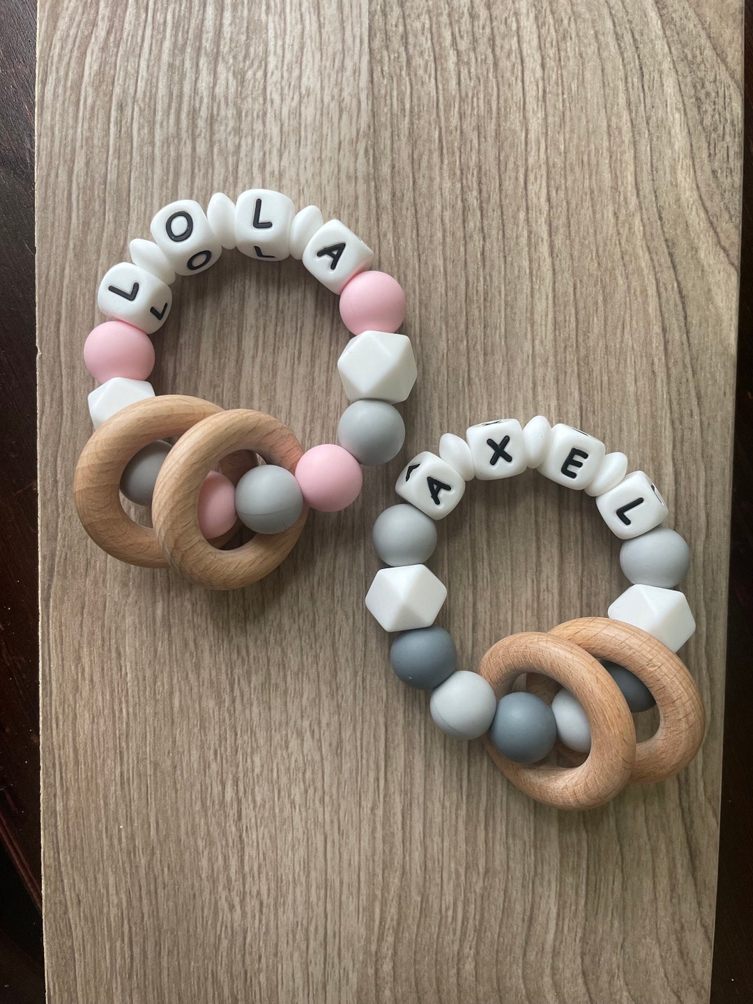 Personalized Baby Rattle Baby Shower Gift Baby Boy Baby Girl Motor ...