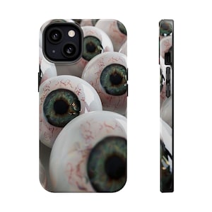 Creepy Eyeball Phone Case: Halloween Horror MagSafe Compatible