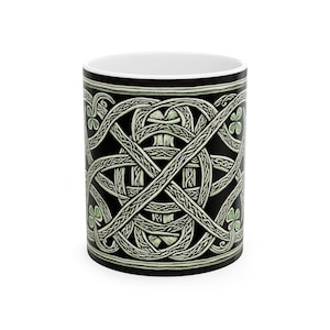 Celtic Knot Coffee Mug: Irish Heritage Drinkware (11oz & 15oz)