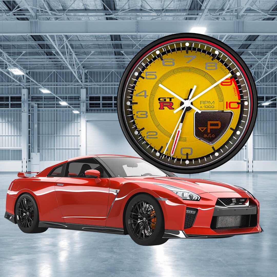 Japanese Racing Car Tachometer Wall Clock | Motorsport Gauge Decor ...