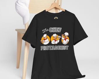 Camiseta con ilustración de chef divertida / Camiseta de cocina con humor de chef