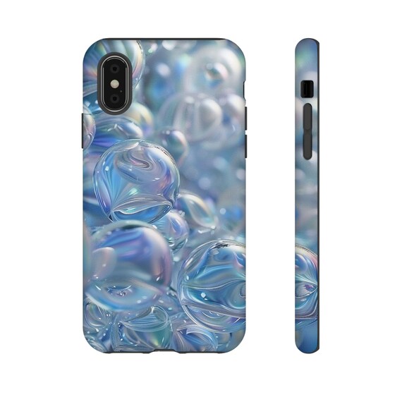 Bubble Design Tough Phone Case: Artistic Mobile Protection - Etsy Bubble Design Tough Phone Case: Artistic Mobile Protection - Etsy
