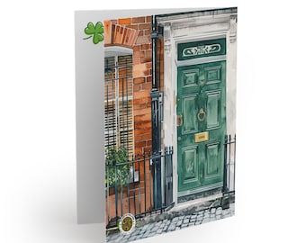 Georgian Doors of Dublin Greeting Card Set, Elegant Note Cards