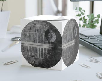 Star Wars Death Star Sticky Note Cube, Geek Desk Accessory