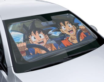 Protetor solar para carro estilo anime, proteção UV, inspirado em desenhos animados