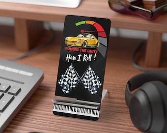 Racing Car Phone Stand, Desk Organizer, Gift for Car Enthusiasts