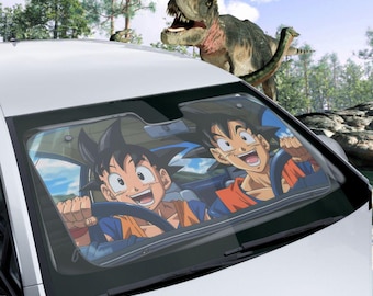 Parasol para coche de anime, protección UV, inspirado en dibujos animados
