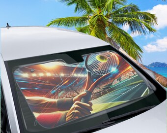Tennis Car Sun Shade: UV Protection, Summer Car Accessory