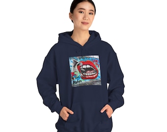 Sudadera con capucha de grafiti urbano: estilo street art
