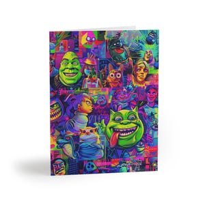 Des cartes de voeux amusantes et colorées pour toutes les occasions : des motifs amusants et colorés, parfaites pour les anniversaires, les fêtes, les remerciements et bien plus encore !