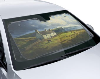 Parasole per auto Cliffs of Moher: accessorio per viaggi in Irlanda, protezione UV