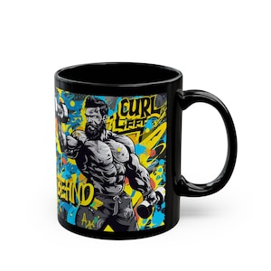 Gym Bro Coffee Mug: Weightlifting Gift for Fitness Lovers