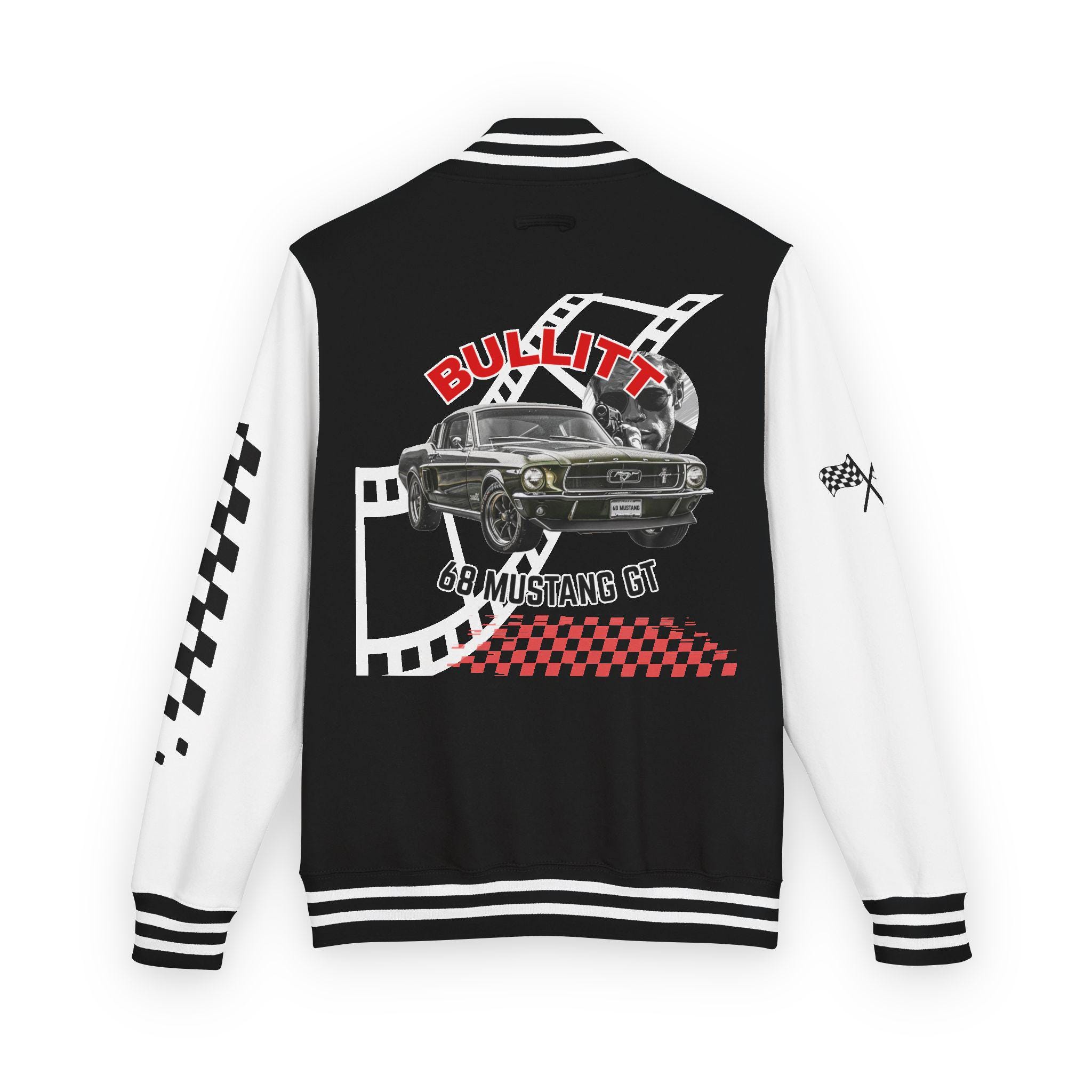 1968 Mustang Letterman Jacket | Classic Car Chase Movie Fans - Etsy