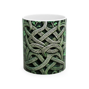 Celtic Knot Coffee Mug: Irish Heritage Drinkware
