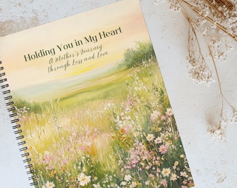 Child Loss Grief Journal: Personalized Healing Guide & Memory Keeper, Faith-Based Grief Support for Parents, Sympathy Gift for Bereavement