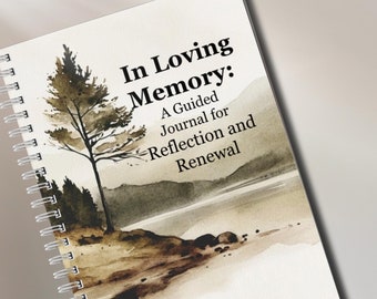 Grief Journal for Loss of Wife - Guided Prompts for Healing & Support, Memorial Gift, Emotional Coping, Thoughtful Remembrance, Personalize