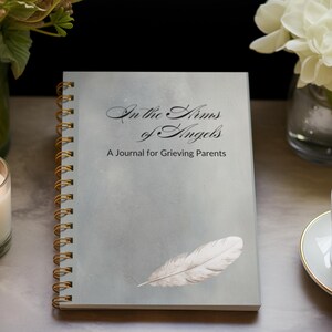 Personalized Grief Journal for Grieving Parents, Miscarriage, Stillbirth & Baby Loss Support - Bereavement Writing Prompts. Sympathy Gift