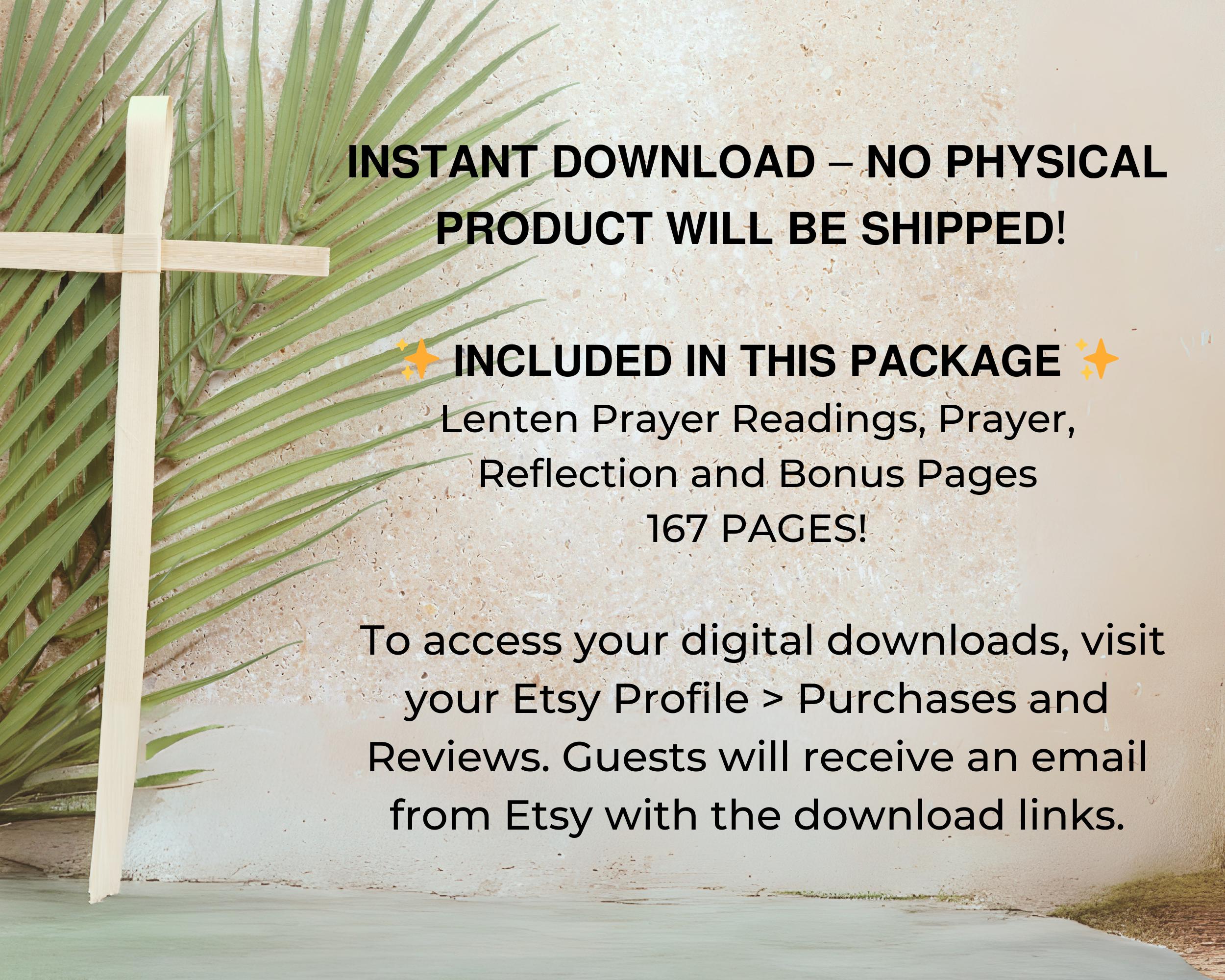 Printable Lenten Prayer Journal | Daily Devotional & Reflection for ...
