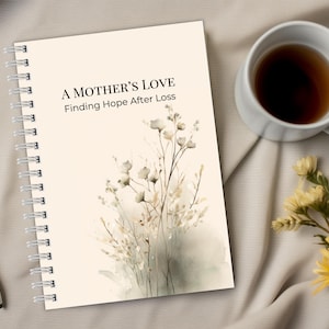 Personalized Grief Journal for Grieving Parents, Miscarriage, Stillbirth & Baby Loss Support - Bereavement Writing Prompts. Sympathy Gift