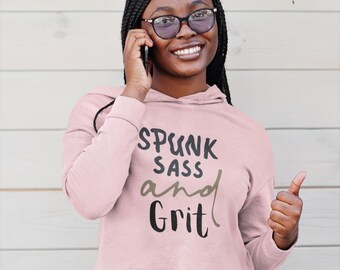 Cozy Cropped Hoodie Soft & Stylish Girl Sweatshirt for Her, Inspirational Gift, Cheer Sweatshirt, Trendy Teen Gift, Inspirational Teen Shirt