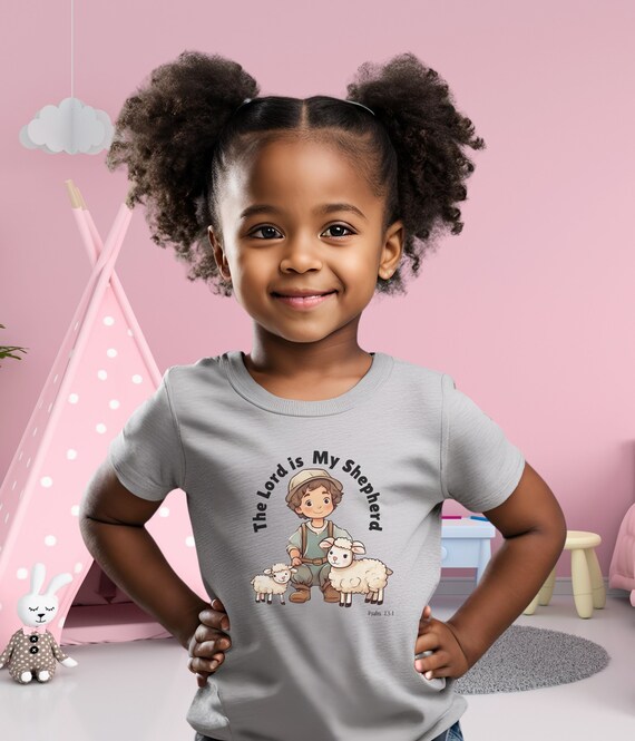 The Lord is My Shepherd Jesus Kids Shirt The Lord is My Shepherd Jesus Kids Shirt