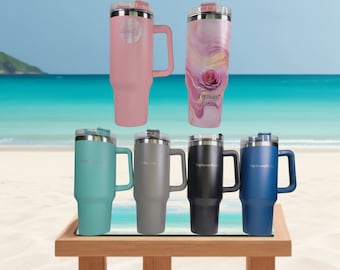 Gobelet avec anse et paille, 40oz