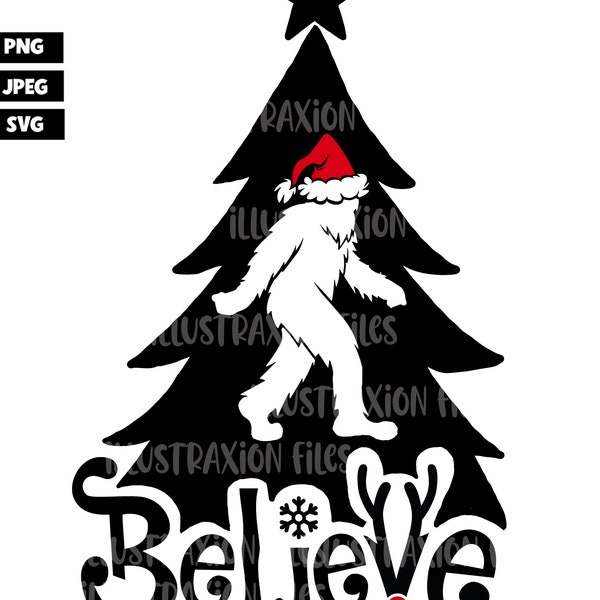 Bigfoot christmas photo