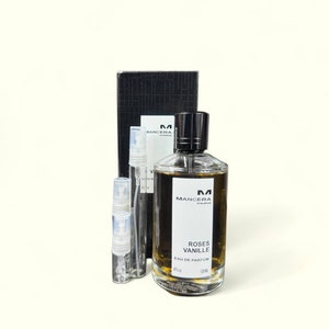 Mancera Roses Vanille Eau de Parfum 2ml | 5ml | 10ml DECANT in GLASS - Sample Atomizer - Free Shipping