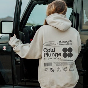 Cold Plunge Gift Ice Bath Crewneck Sauna Cold Plunge Birthday Gift Sweatshirt Cold Therapy Ice Bath Hoodie For Men Polar Plunge Accessories