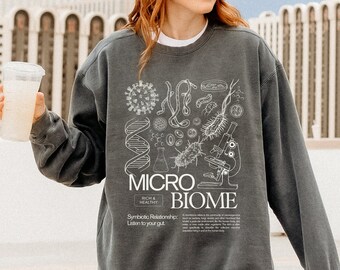 Microbiology Gift for Science Teacher Biology Gift for Chemist Nerd Gift Biology Major Women in Science Gift for Scientist Microbiome Gut