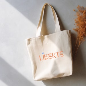 French Aesthetic Tote Bag Design French Market Canvas Tote Bag French Phrases Gift Ideas for Friends Canvas Bag French Tote Bag For Her