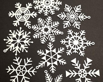 Snowflake Christmas Tree Ornaments