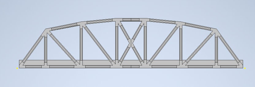 Kit De Pont En Treillis à Voie Unique HO Evemodel - Neuf - Pour Modélisme Ferroviaire