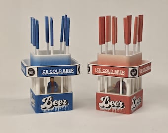 Puesto de comida en miniatura a escala HO