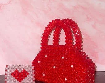 Beaded Bag and Card Holder