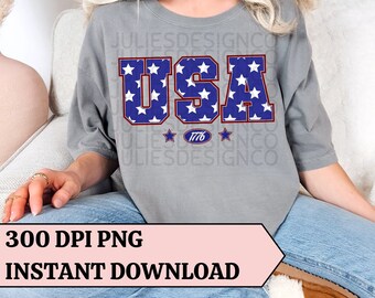 USA 1776 - Fourth of July - PNG - Instant Download