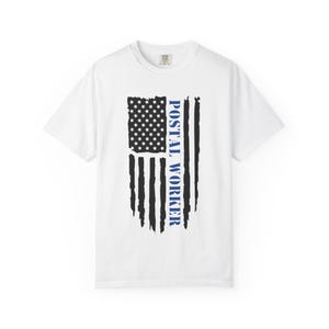 Postal Worker American Flag PNG: USPS Sublimation Design (Digital Download)