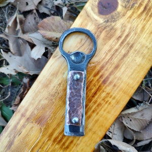 Bottle opener forged