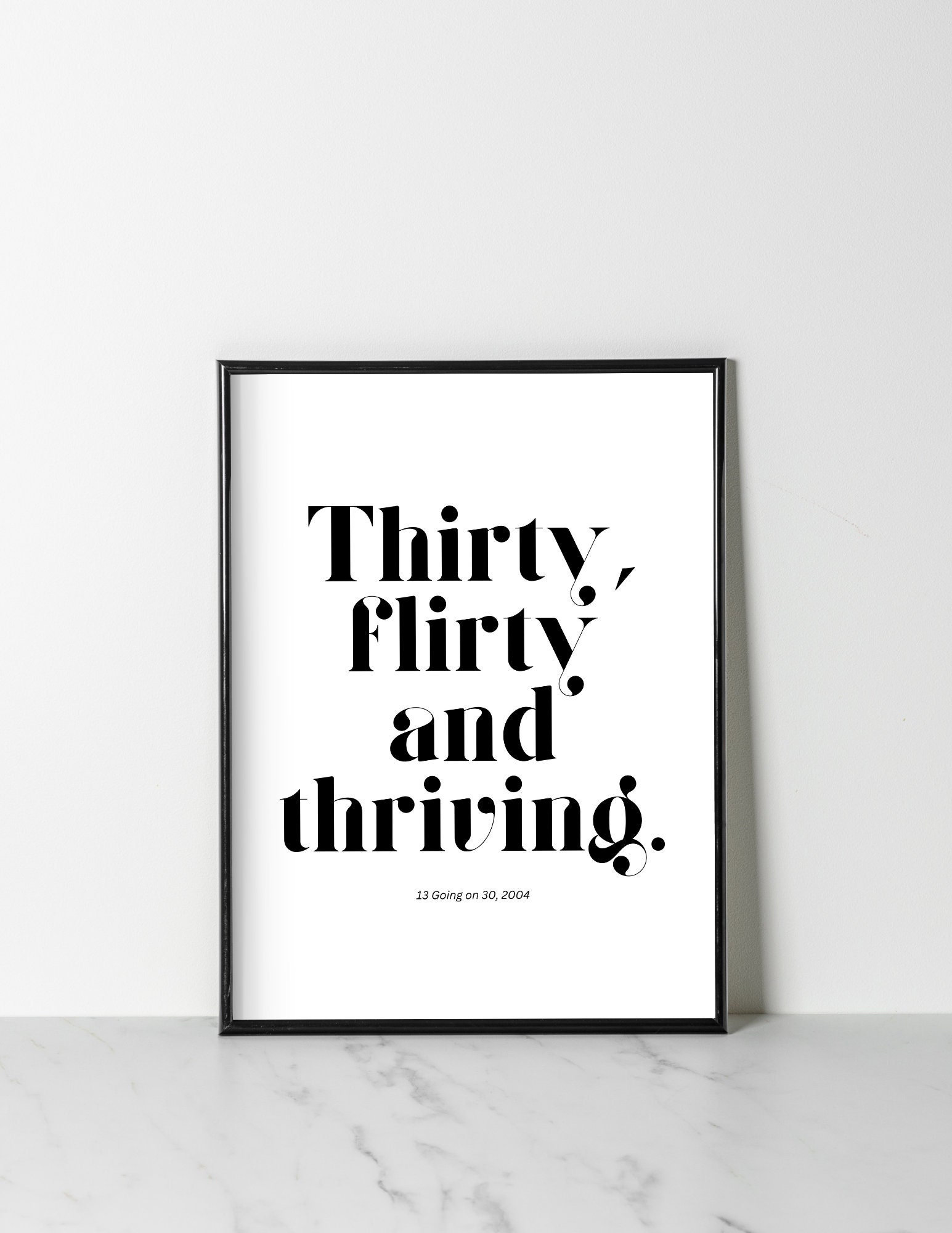 13 Going on 30 (movie Quote Poster), 