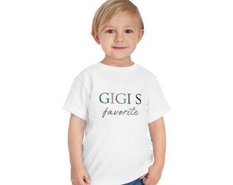 Toddler Gigi shirt, Grandchild shirt, Gift for grandchild, Grandkid Shirt, Funny Grandma shirt, favorite grandchild shirt, Gift from grandma