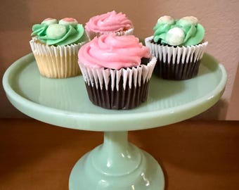 Mosser Glass Cake Stand 9.5"