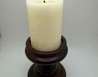 Wooden Candle Base 5"