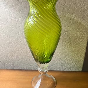 Art Glass Vase 13&quot;