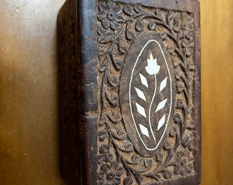 Hand Carved Wooden Box Made in India