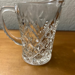 Cut Glass Coffee Creamers